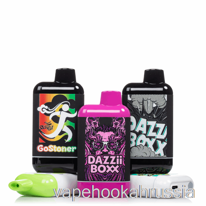 Vape Russia Dazzleaf Dazzii Boxx 510 аккумулятор Btc золото/черный (кожа)